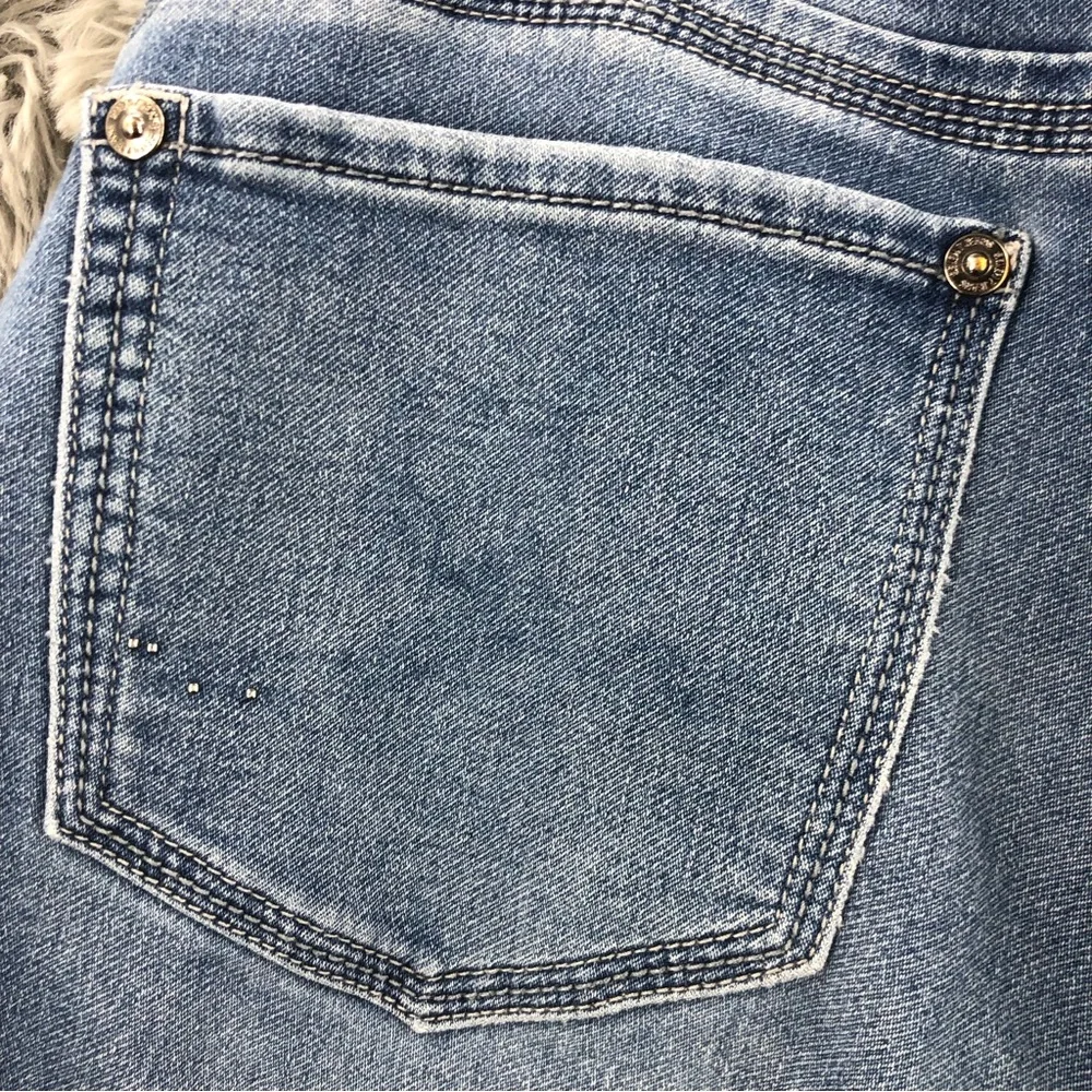 Seven7 Jeans Womens 16 Embellished Skinny Jeans Denim